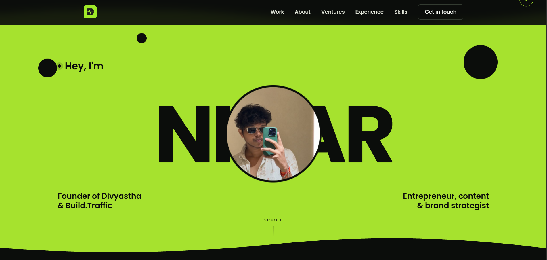Nihar Divyastha Portfolio