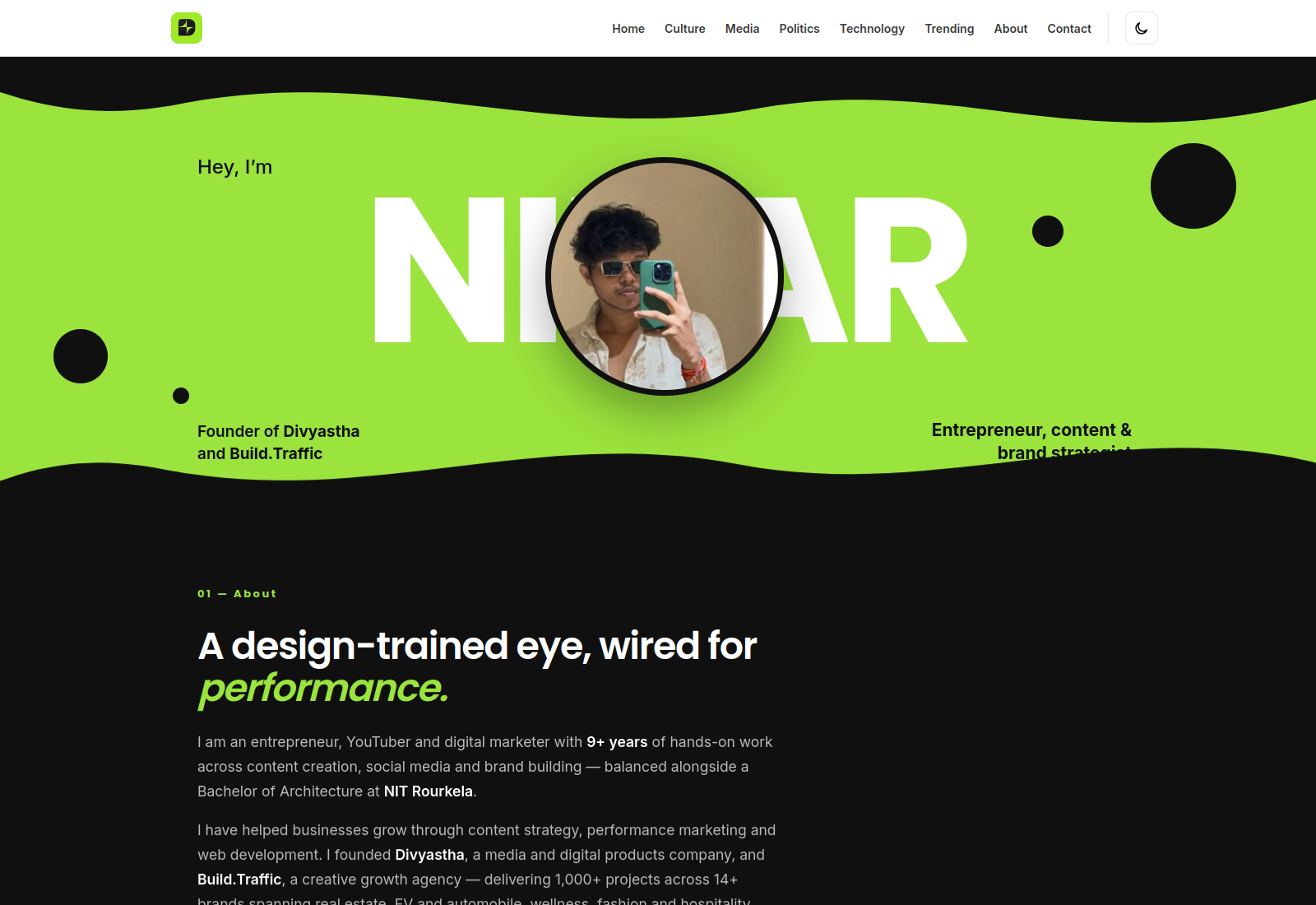Divyastha – Founder Page